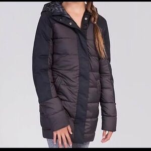 Girls Ivivva lululemon Long Goose Down Puffer Jacket Sz 12